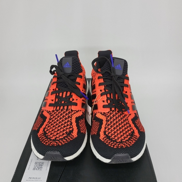 New adidas Ultra Boost 5.0 DNA Solar Red Black Men\'s Running Shoes Size 8 main image 7